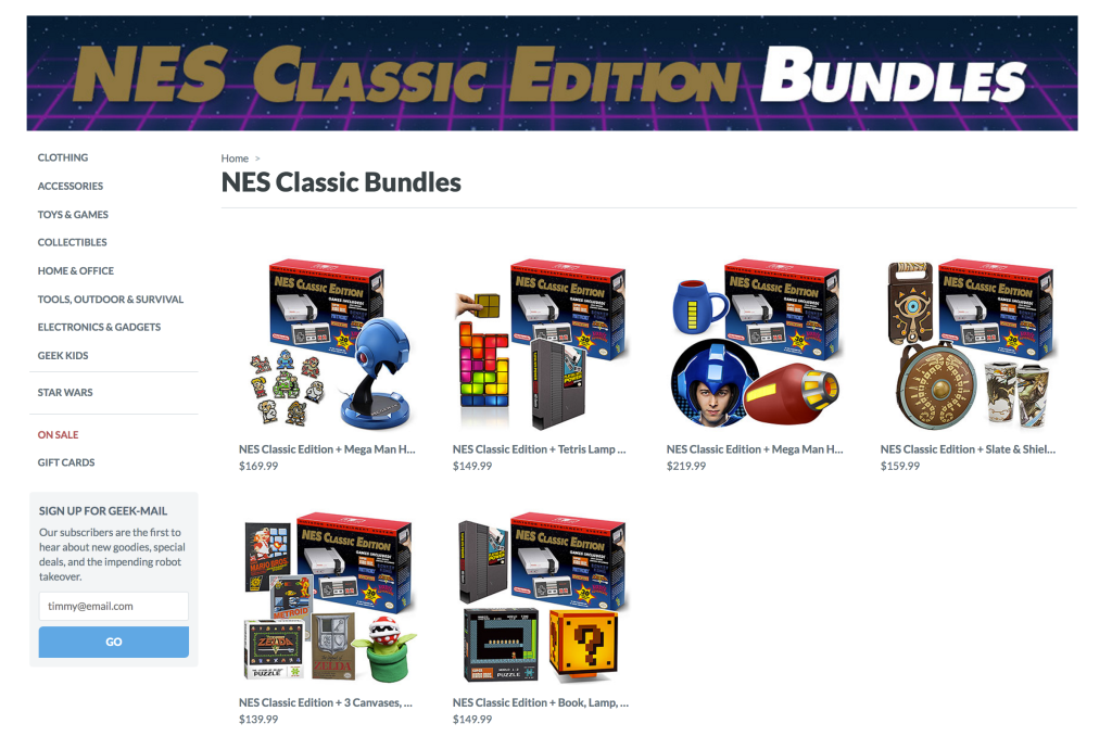ThinkGeek has NES Classics in stock — with a catch