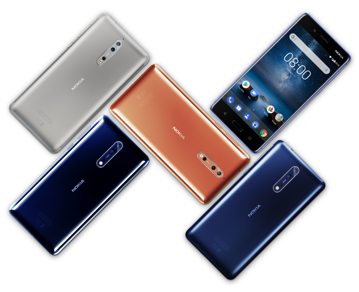 Android newbie HMD’s Nokia 8 flagship lets you livestream ‘frontbacks’