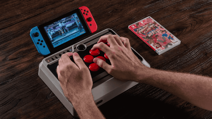 8bitdo’s new Nintendo Switch-compatible NES30 Arcade Stick now on sale