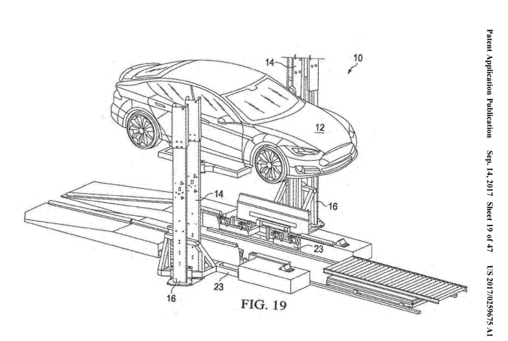 Tesla files patent for mobile battery swapping rig