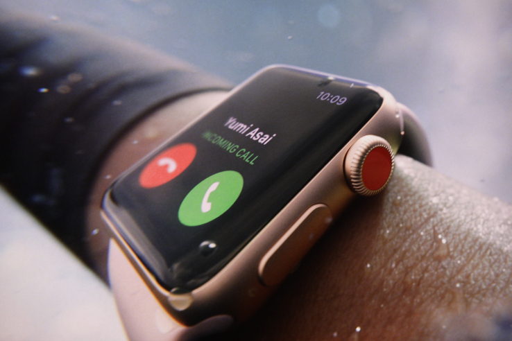 The new Apple Watch Series 3 has cellular built-in