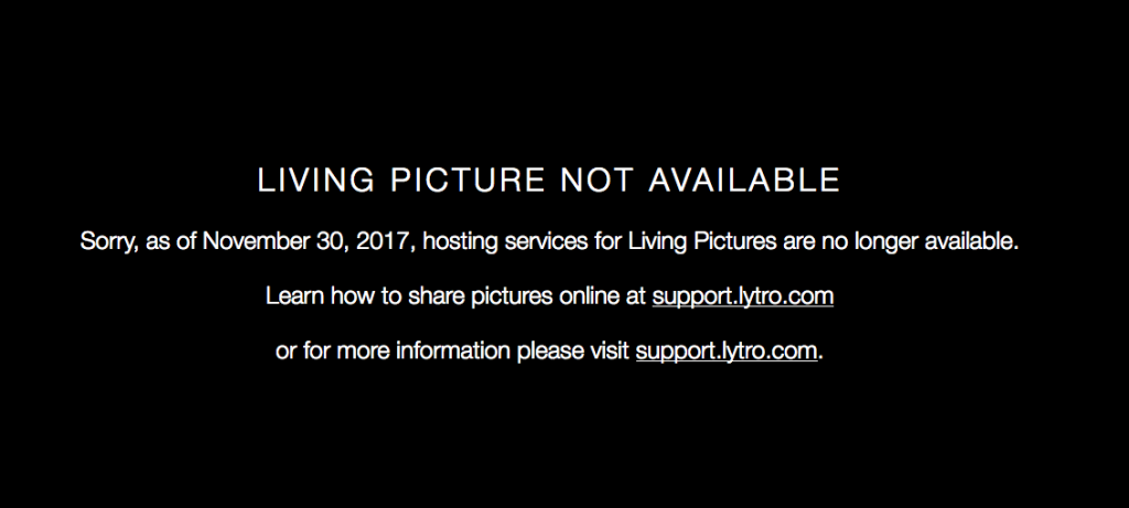 Lytro’s ‘living pictures’ cease to live