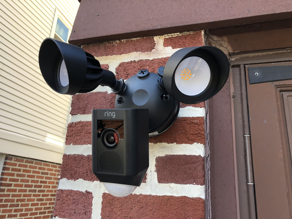 The Ring Floodlight Cam is an outdoor security slam dunk