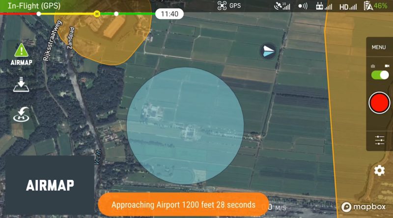 AirMap Launches Real-Time Geofencing Alerts for AirMap for Drones Mobile Application