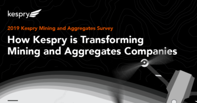 Kespry Announces Results of Aerial Intelligence Industry’s  First Mining and Aggregates Customer Survey