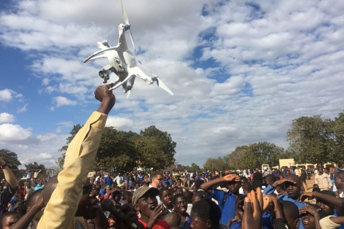 Drones Assisting with Humanitarian Aid Efforts