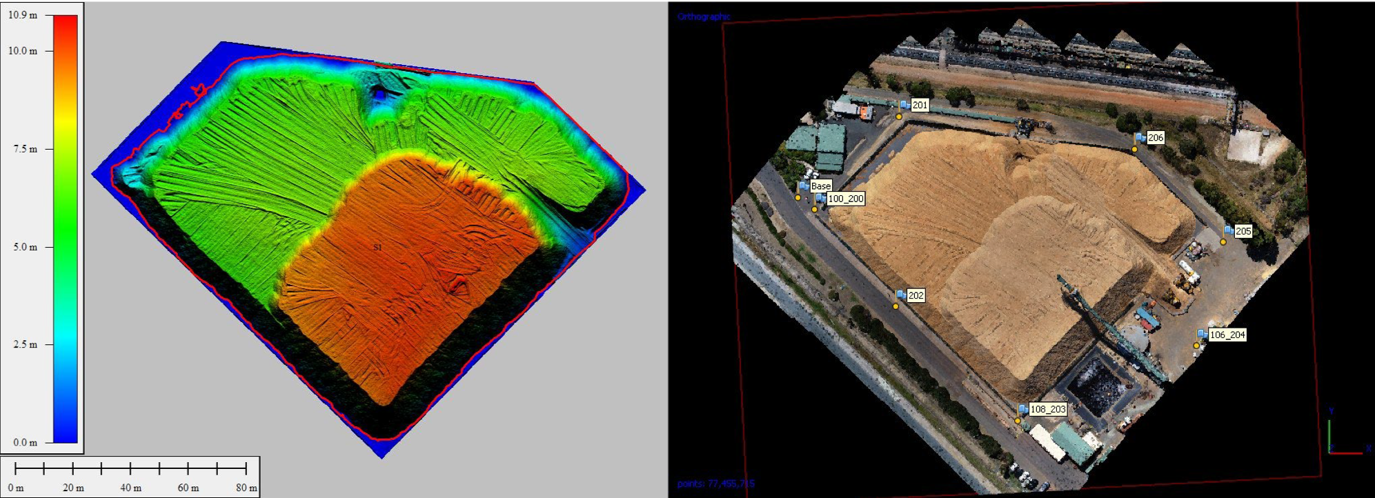 Major Wood Chip Exporter Now Prefers Drones to Calculate Stockpile Volumes Rather Than Conventional Survey Methods