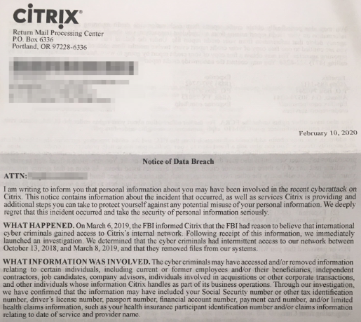 Hackers Were Inside Citrix for Five Months