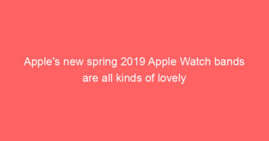 Apple's new spring 2019 Apple Watch bands are all kinds of lovely