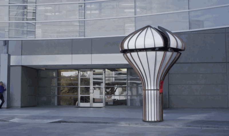 Matternet’s new drone landing station looks like a sci-fi movie prop