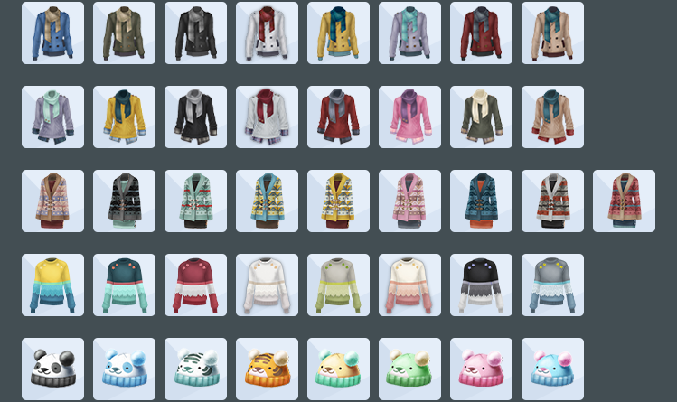 The Sims 4 Community Voted Stuff Pack: Unlocking Knitted Clothing