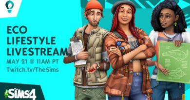 The Sims 4 Content Update + Eco Lifestyle Showcase Livestream starts this Thursday!