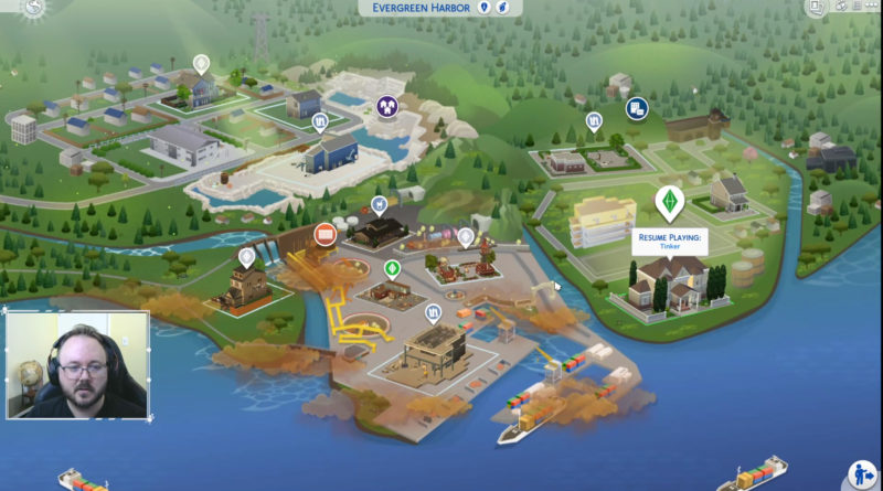 The Sims 4 Eco Lifestyle: First Look at the Evergreen Harbor World Map