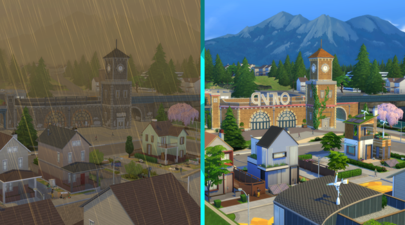 The Sims 4 Eco Lifestyle: Pollution will Impact Rain