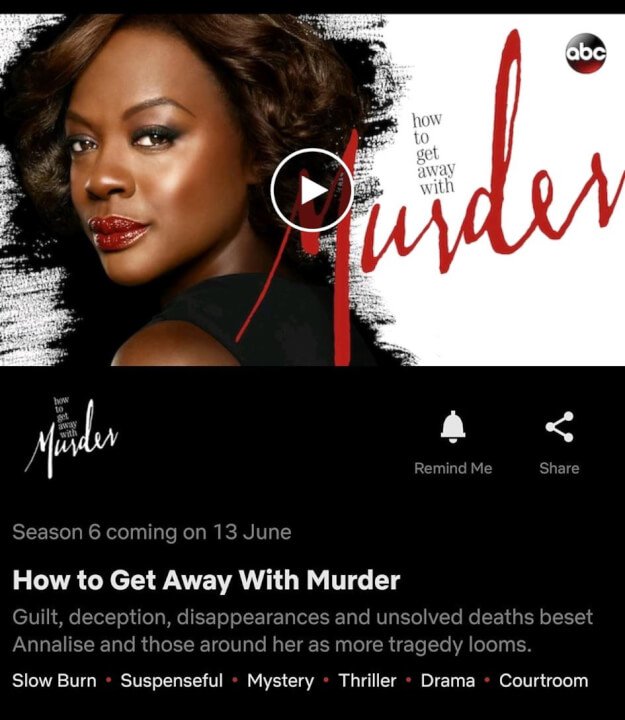 When will Season 6 of ‘How to Get Away with Murder’ be on Netflix?
