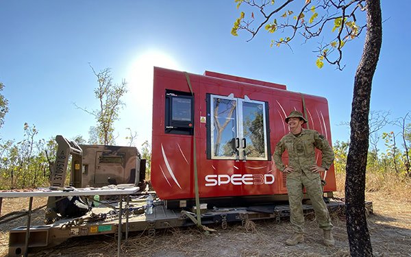 Australian Army Tests WarpSPEE3D Metal 3D Printing in the Bush