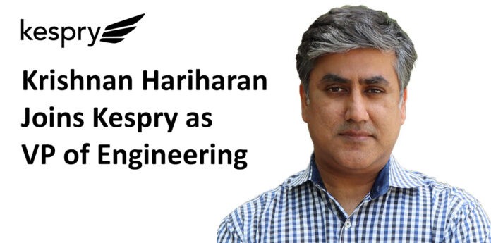 Kespry Appoints Krishnan Hariharan as Vice President of Engineering