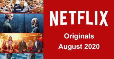 Netflix Originals Coming to Netflix in August 2020