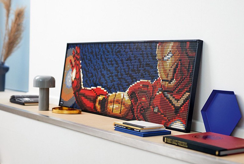 LEGO Unveils New LEGO Art Line With Marvel Studios' Iron Man 