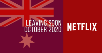 Movies & TV Series Leaving Netflix Australia in October 2020