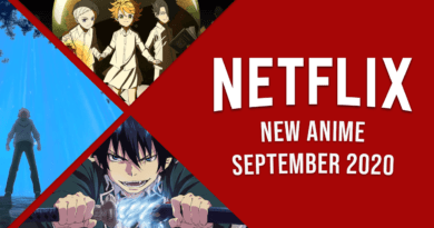 New Anime on Netflix in September 2020