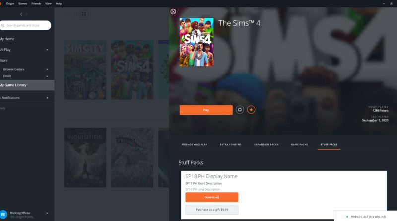 Origin lists The Sims 4’s 18th Stuff Pack