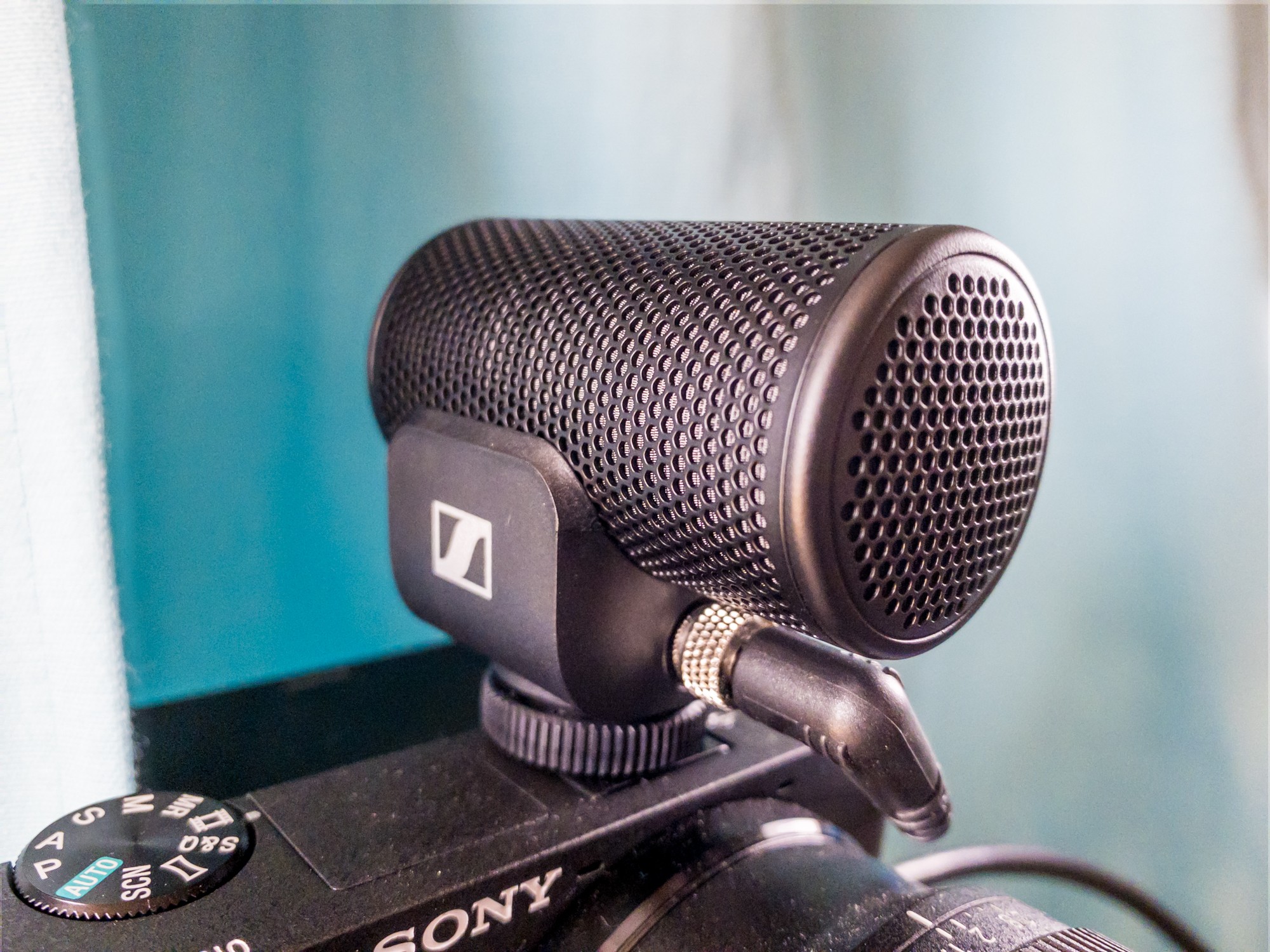 Sennheiser’s MKE 200 on-camera microphone is the perfect home videoconferencing upgrade