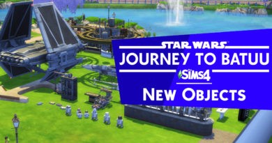 The Sims 4 Star Wars: Journey to Batuu Full Build Objects Overview (Video)