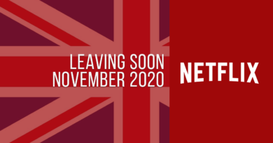 Movies & TV Series Leaving Netflix UK in November 2020