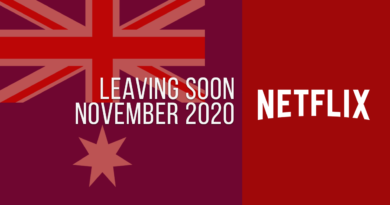 Movies & TV Series Leaving Netflix Australia in November 2020